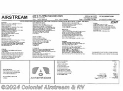 New 2025 Airstream Flying Cloud 25FBT Twin available in Millstone Township, New Jersey