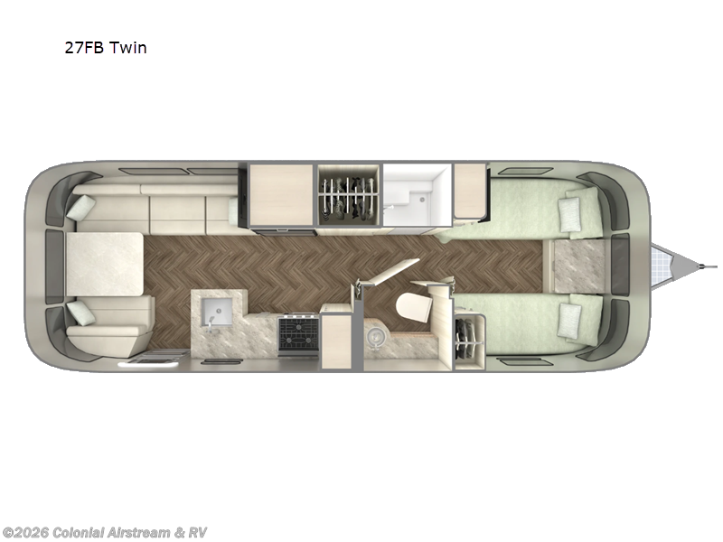 New 2026 Airstream International 27FBT Twin available in Millstone Township, New Jersey