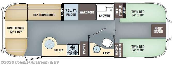 Used 2017 Airstream International Serenity 27FBT Twin available in Millstone Township, New Jersey