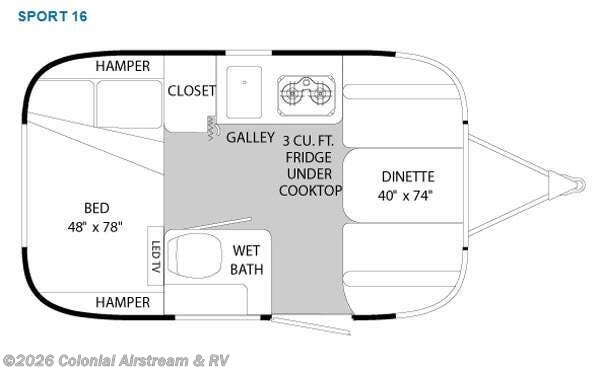 Used 2014 Airstream Sport Bambi 16RB available in Millstone Township, New Jersey