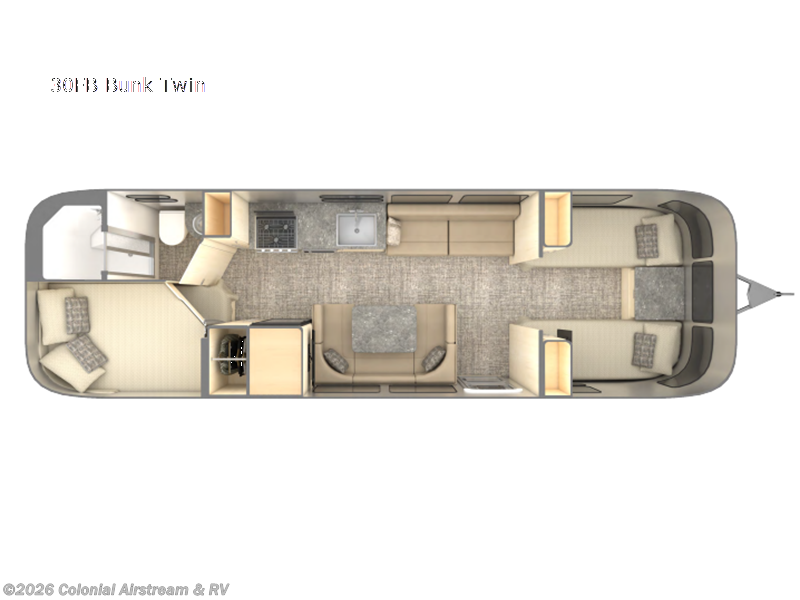 New 2026 Airstream Flying Cloud 30FBB Bunk Twin available in Millstone Township, New Jersey