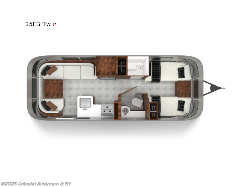New 2026 Airstream Globetrotter 25FBT Twin available in Millstone Township, New Jersey