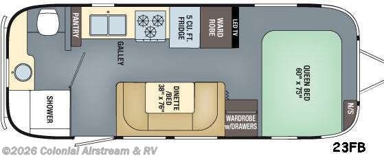 Used 2016 Airstream Flying Cloud 23FBQ Queen available in Millstone Township, New Jersey