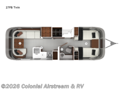New 2027 Airstream Globetrotter 27FBT Twin available in Millstone Township, New Jersey