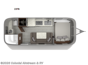 New 2027 Airstream Caravel 22FB available in Millstone Township, New Jersey