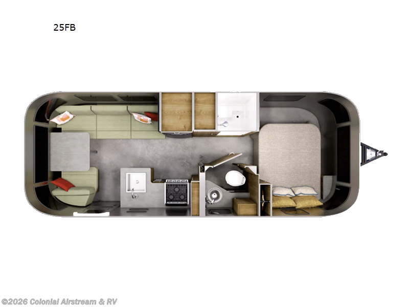 New 2027 Airstream Trade Wind 25FBQ Queen Hatch available in Millstone Township, New Jersey