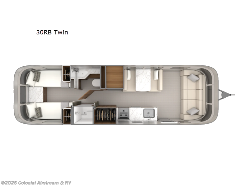 New 2027 Airstream Classic 30RBT Twin available in Millstone Township, New Jersey