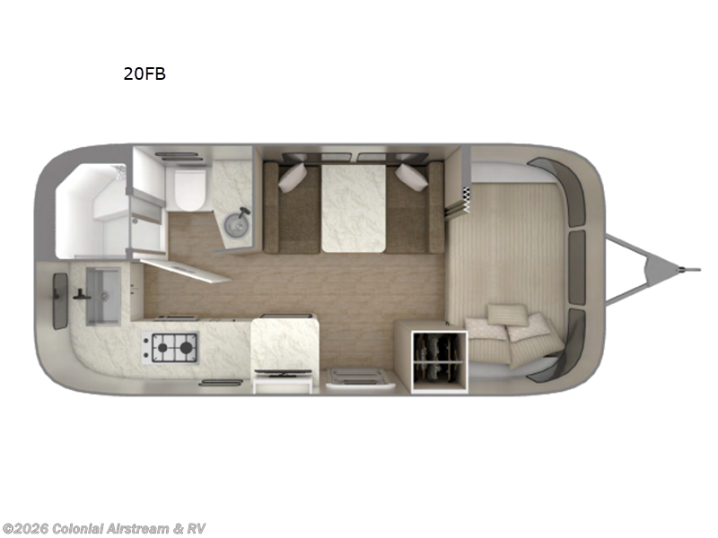 New 2027  Airstream Caravel 20FB by Airstream from Colonial Airstream & RV in Millstone Township, NJ