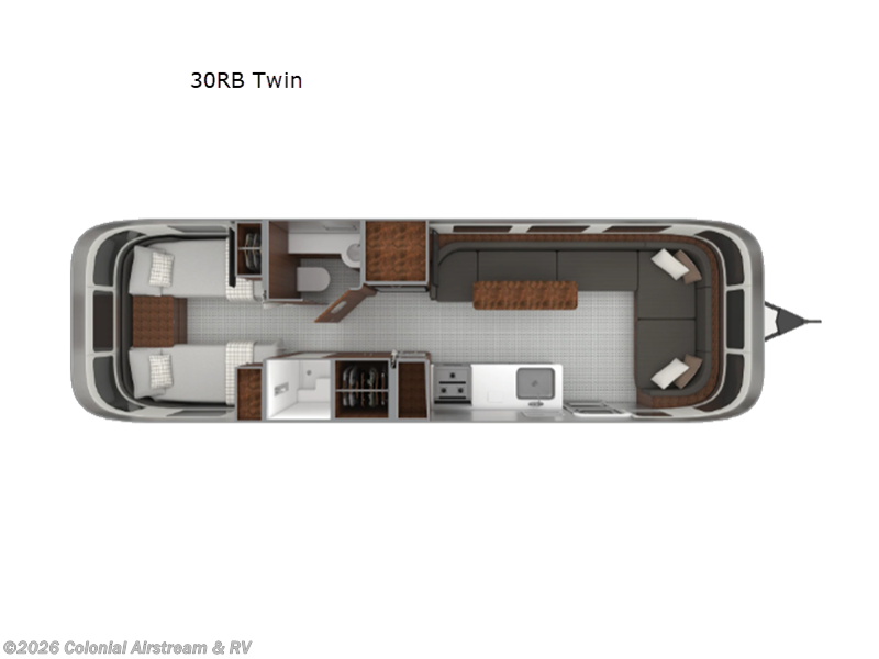 New 2027 Airstream Globetrotter 30RBT Twin available in Millstone Township, New Jersey