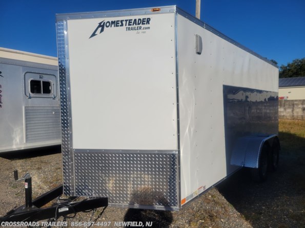 2023 Homesteader Intrepid 7x16 Enclosed Cargo Trailer available in Newfield, NJ
