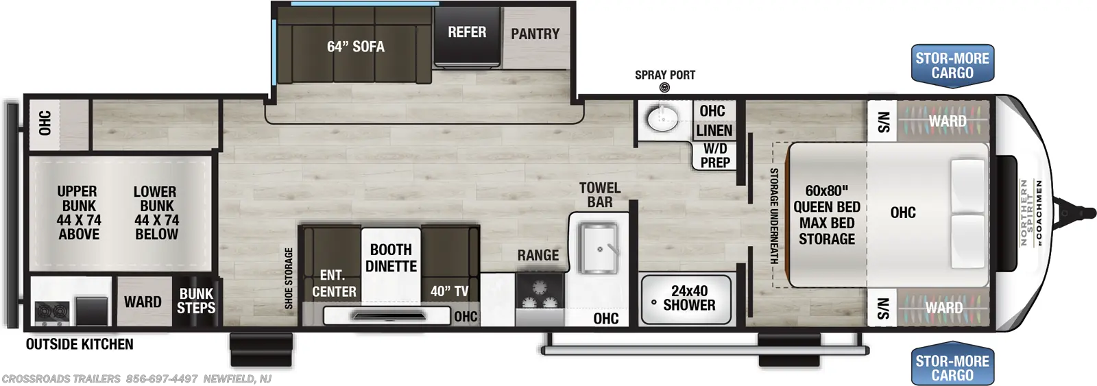 New 2026 Coachmen Northern Spirit 3070BH available in Newfield, New Jersey