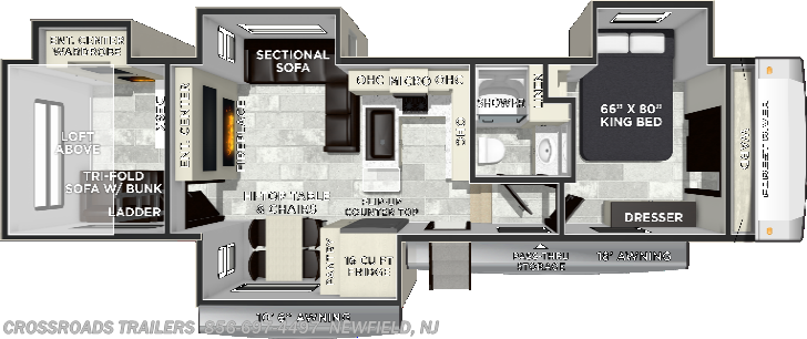 New 2027 Forest River Cardinal 38DEN available in Newfield, New Jersey