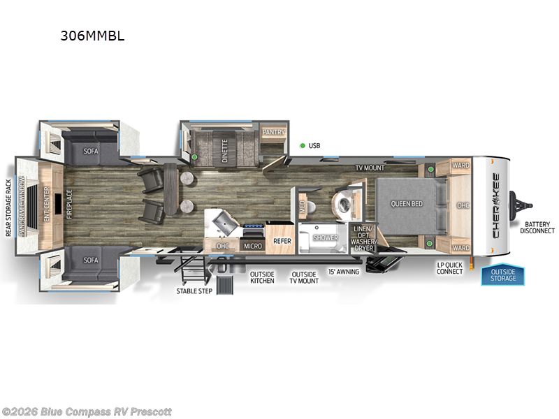New 2026 Forest River Cherokee Black Label 306MMBL available in Prescott, Arizona