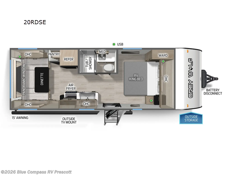 New 2026 Forest River Cherokee Grey Wolf 20RDSE available in Prescott, Arizona