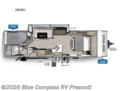 New 2026 Forest River Cherokee Grey Wolf 26DBH available in Prescott, Arizona