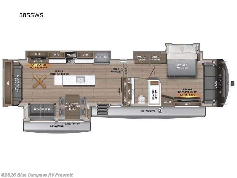 New 2025 Jayco Pinnacle 38SSWS available in Prescott, Arizona