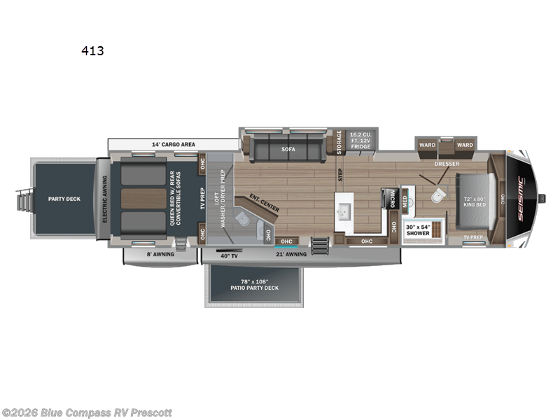 New 2026 Jayco Seismic 413 available in Prescott, Arizona