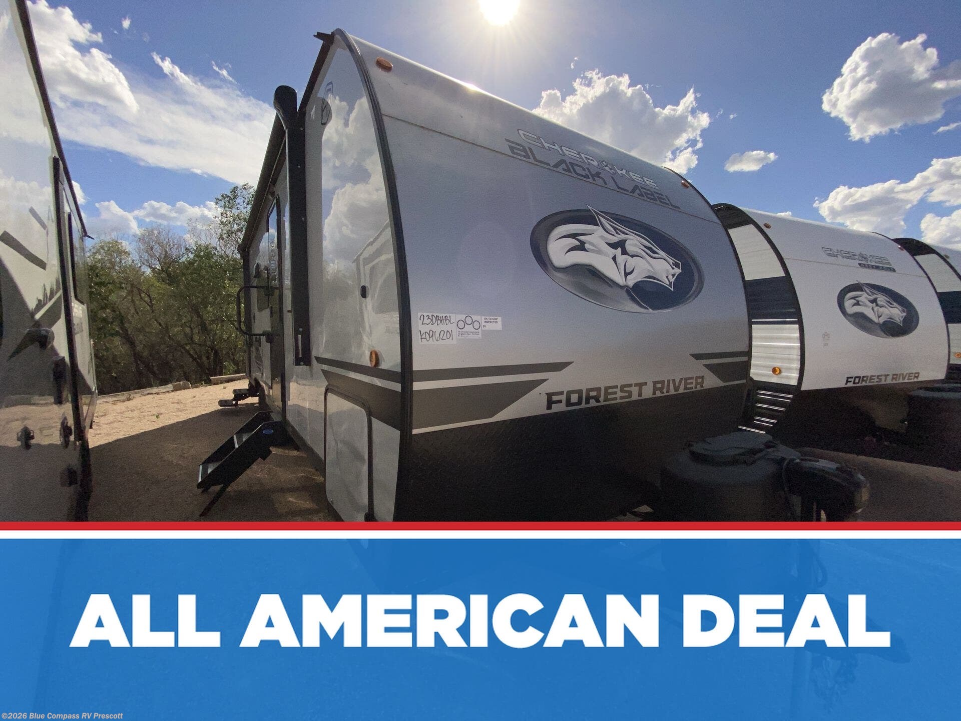 New 2026 Forest River Cherokee Grey Wolf Black Label 23DBHBL available in Prescott, Arizona