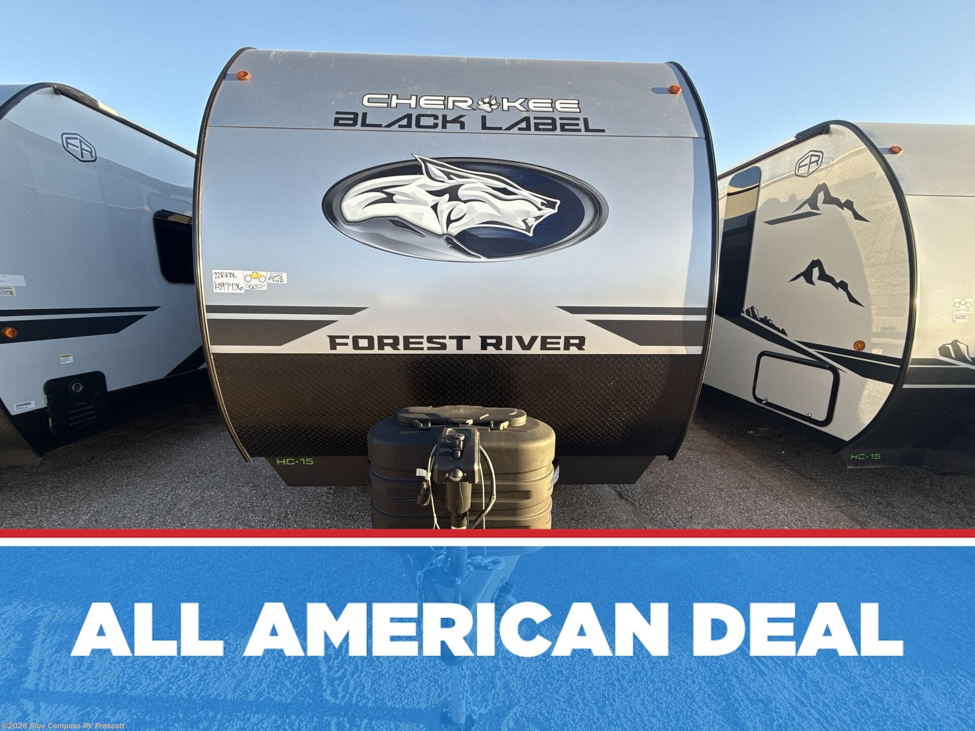 New 2026 Forest River Cherokee Grey Wolf Black Label 22RRBL available in Prescott, Arizona
