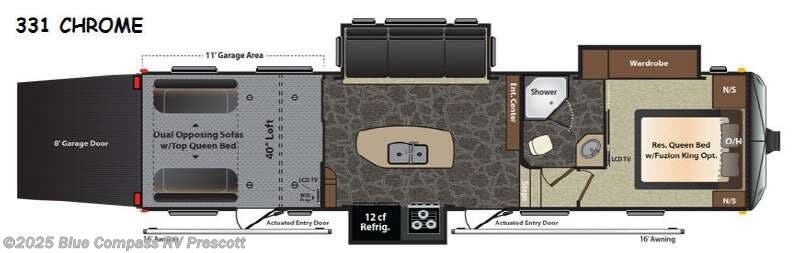 Used 2014 Keystone Fuzion 331 Chrome available in Prescott, Arizona