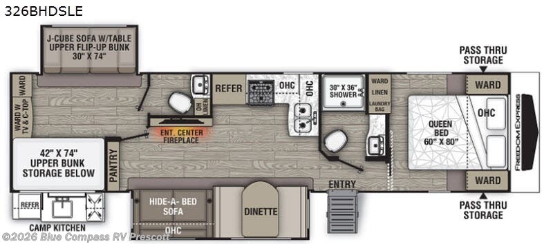 Used 2020 Coachmen Freedom Express Liberty Edition 326BHDSLE available in Prescott, Arizona