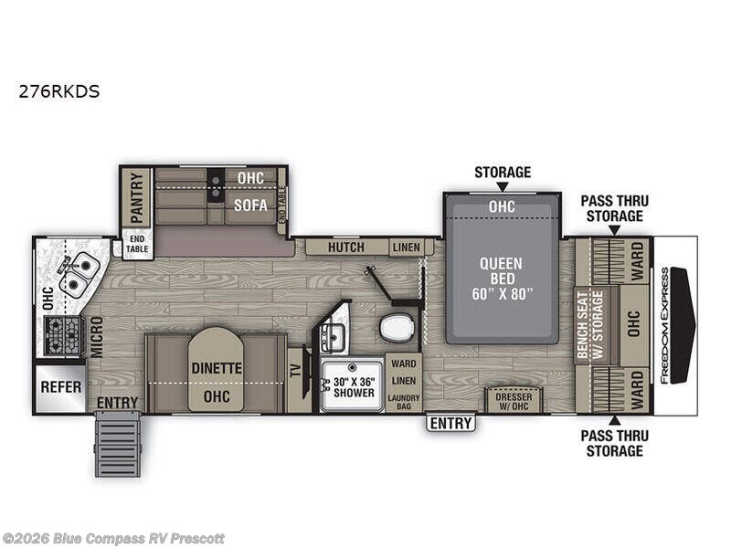 Used 2020 Coachmen Freedom Express Ultra Lite 276RKDS available in Prescott, Arizona