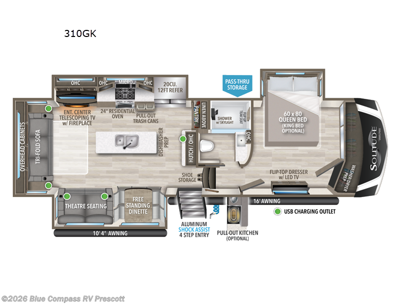 Used 2023  Grand Design Solitude 310GK by Grand Design from Blue Compass RV Prescott in Prescott, AZ