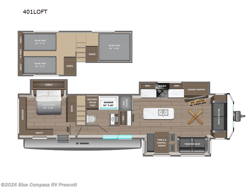 New 2027 Jayco Jay Flight Bungalow 401LOFT available in Prescott, Arizona